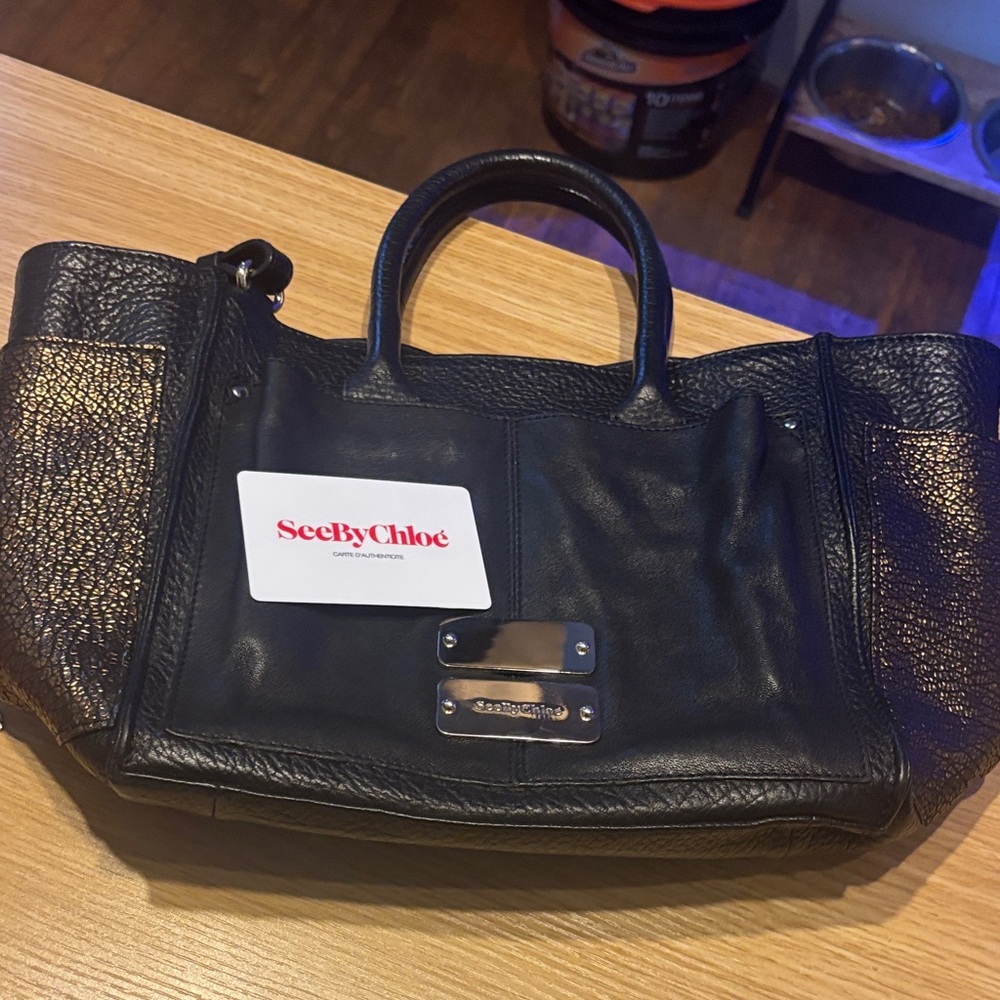 See by Chloé Nellie leather tote bag - Picture 3 of 8